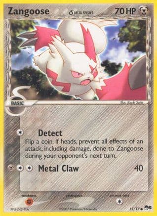 Zangoose (Delta Species) 015  - Holofoil POP Series 5 - Common