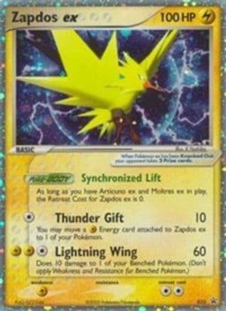 Zapdos ex  (EX Collector's Window Tins) 33/40 - Nintendo Promos Holofoil