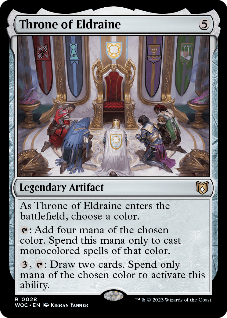 Throne of Eldraine [Wilds of Eldraine Commander] Foil