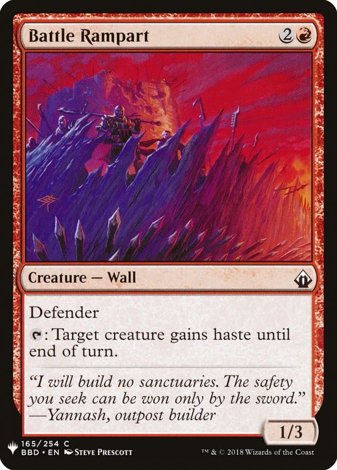Battle Rampart |  (BBD-165) [The List]