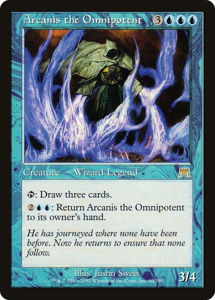 Arcanis the Omnipotent [Onslaught] Foil