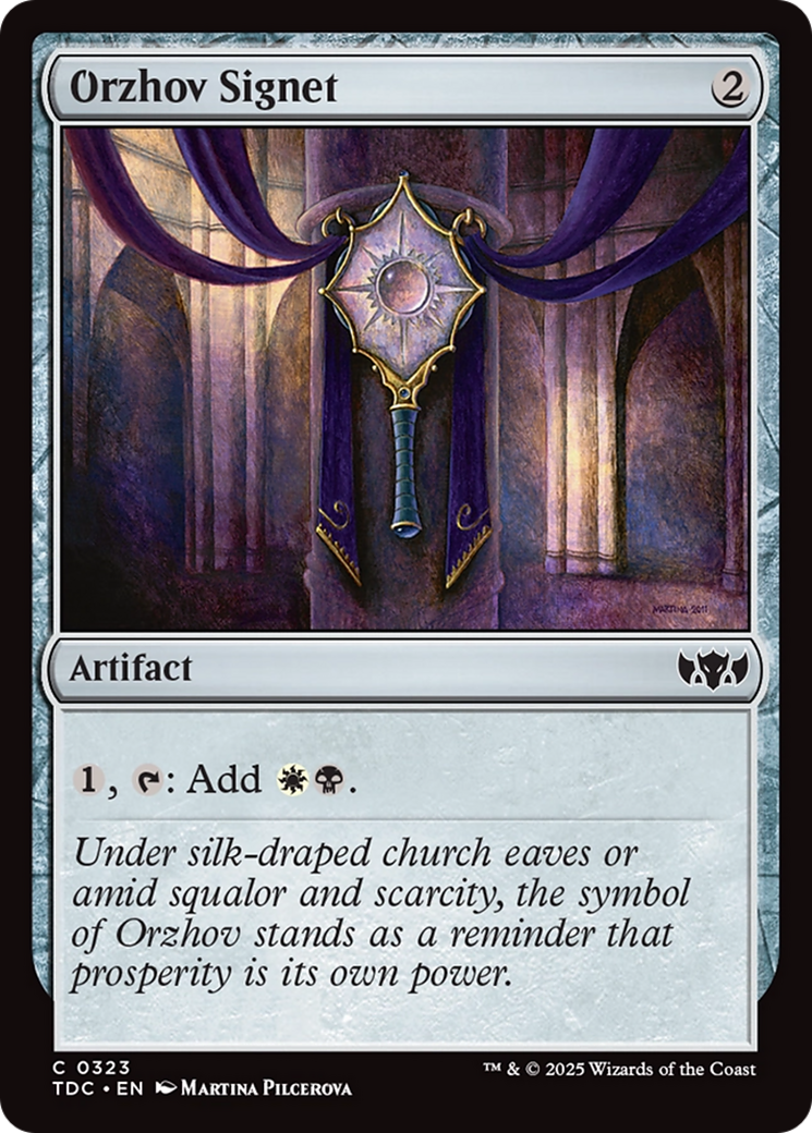 Orzhov Signet (323) [Commander: Tarkir: Dragonstorm]