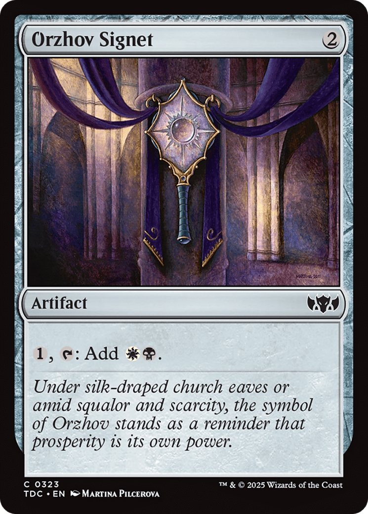 Orzhov Signet (323) [Commander: Tarkir: Dragonstorm]