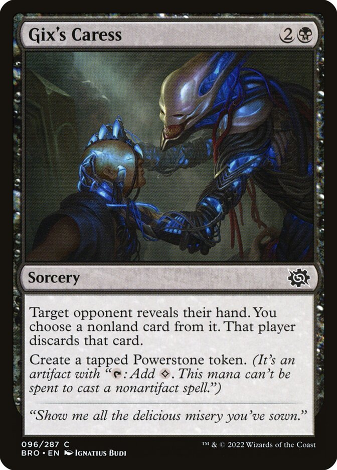 Gix's Caress 96/287 (The Brothers' War)  - Foil
