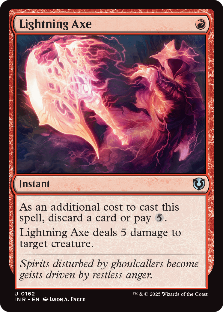 Lightning Axe (-162) [Innistrad Remastered]  Foil