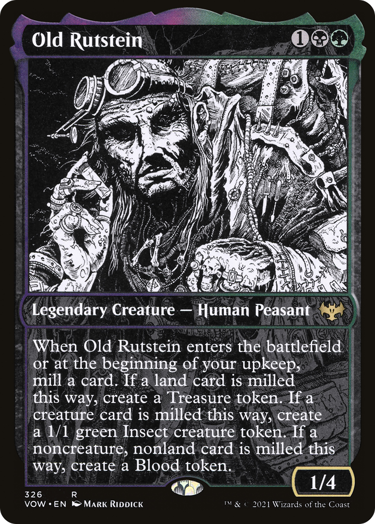Old Rutstein (Showcase Eternal Night) [Innistrad: Crimson Vow] Foil