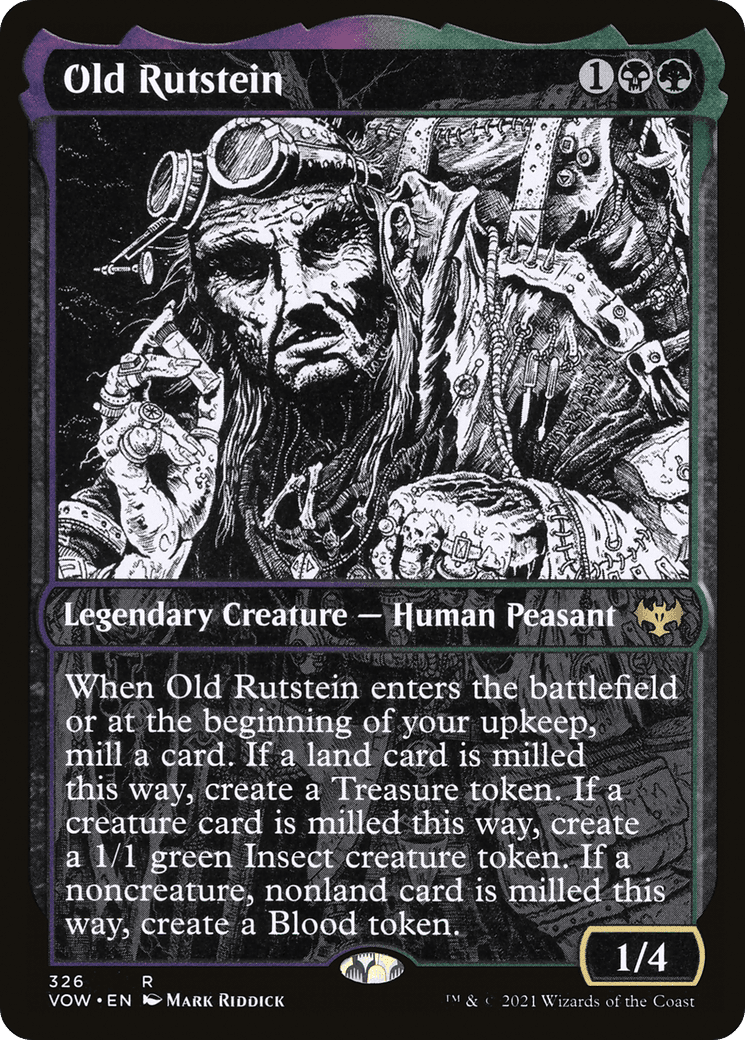 Old Rutstein (Showcase Eternal Night) [Innistrad: Crimson Vow] Foil