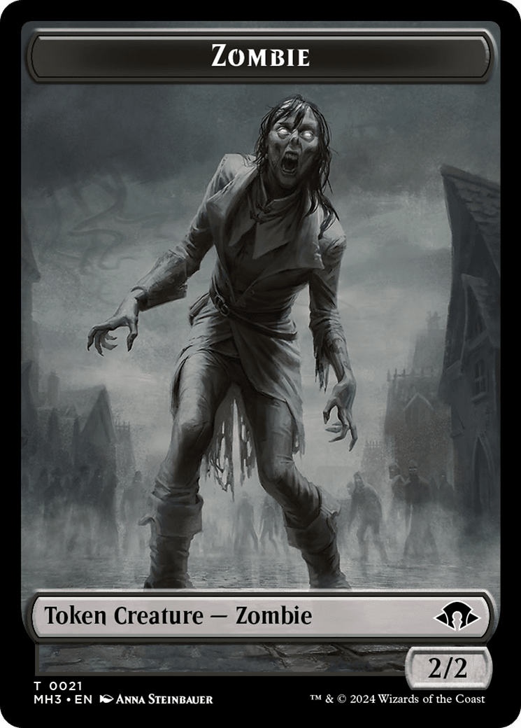 Zombie (TMH3-021) - Modern Horizons 3 Tokens