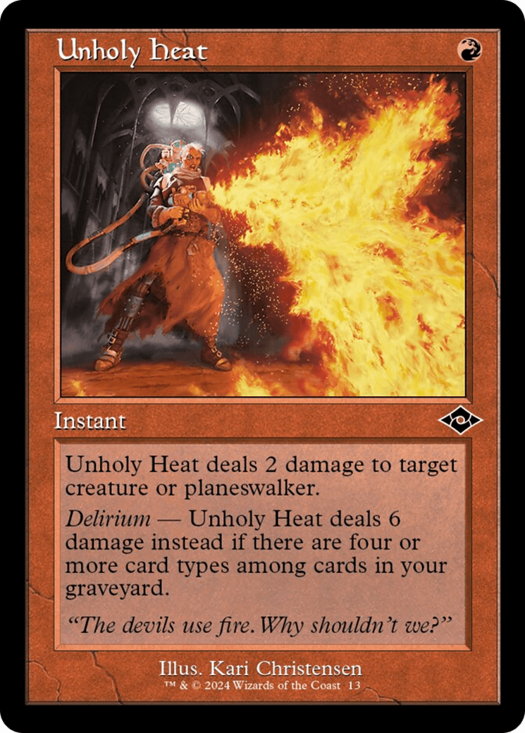 Unholy Heat (Retro) [Modern Horizons 2] Foil