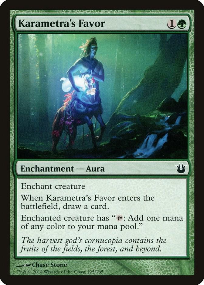 Karametra's Favor 125/165 (Born of the Gods)  - Foil