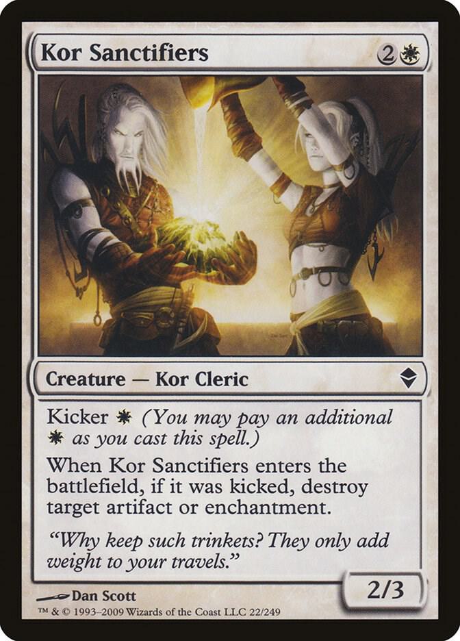 Kor Sanctifiers 22/249 (Zendikar)  - Foil