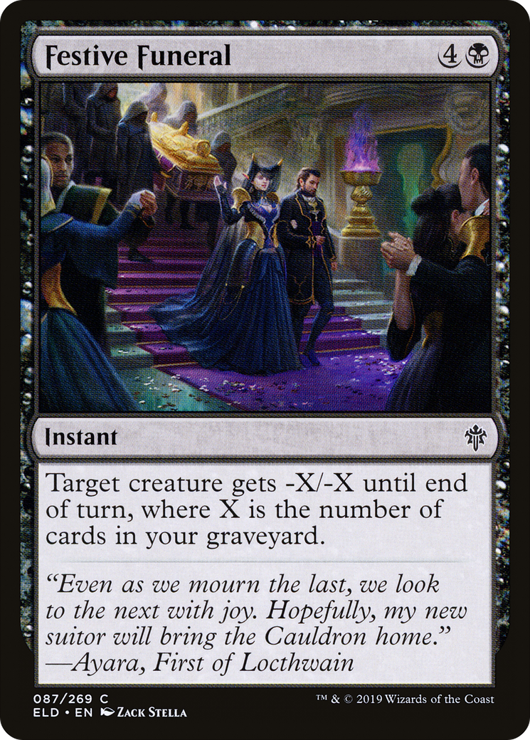 Festive Funeral [Throne of Eldraine] Foil