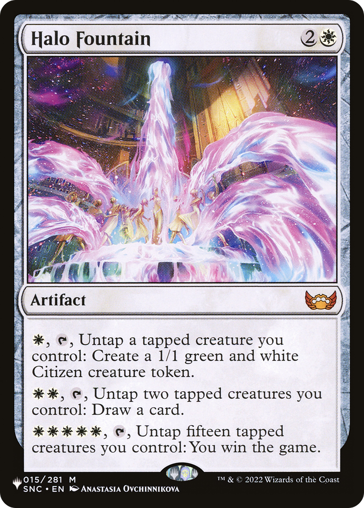 Halo Fountain |  (015/281) [The List Reprints]