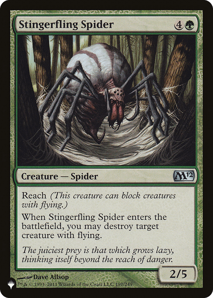 Stingerfling Spider |  (M12-197) [The List]