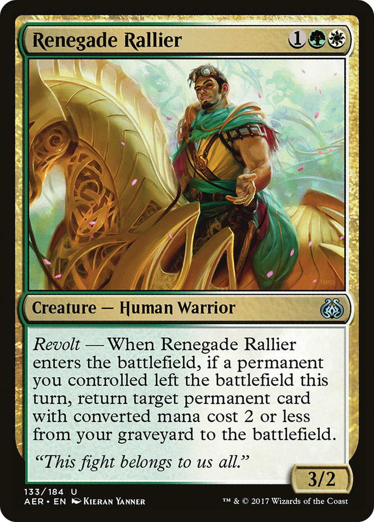 Renegade Rallier [Aether Revolt] Foil