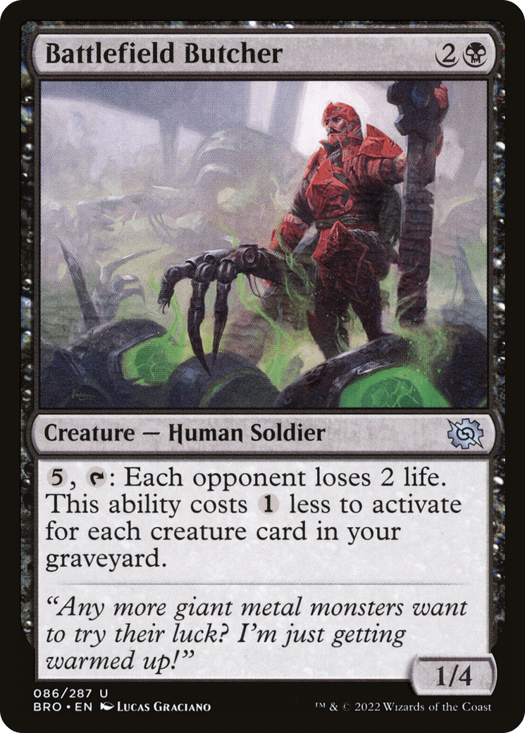 Battlefield Butcher [The Brothers' War] Foil