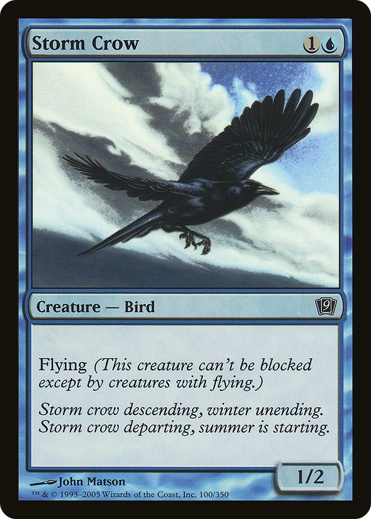 Storm Crow [Ninth Edition] Foil