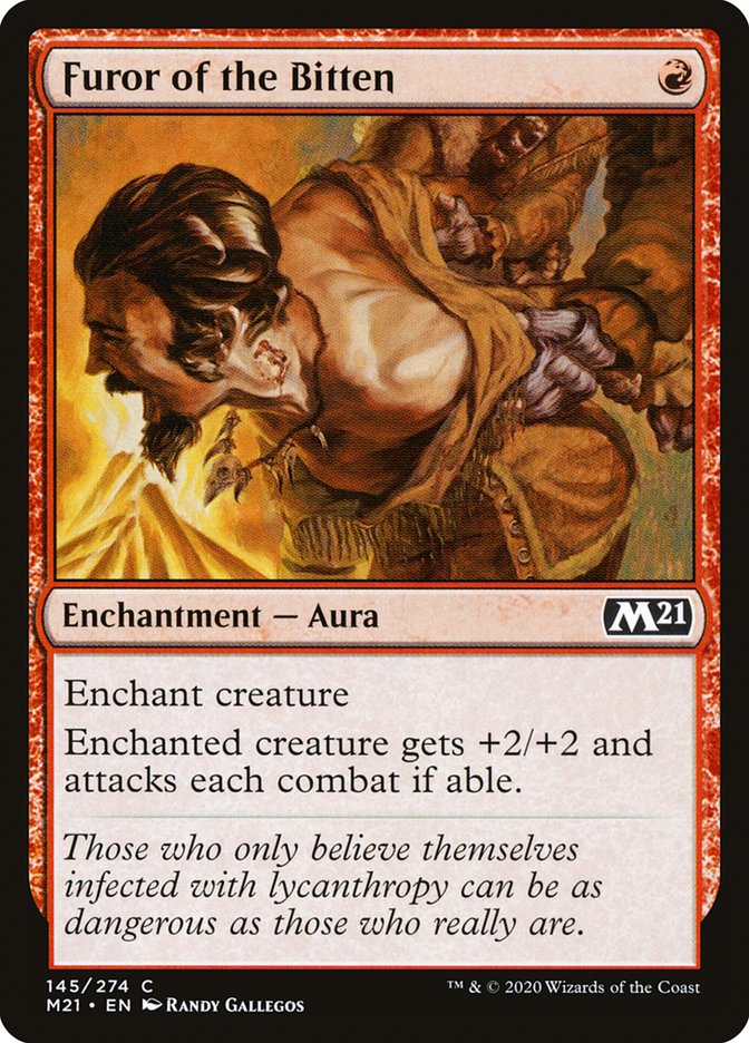 Furor of the Bitten 145 (Core Set 2021) 