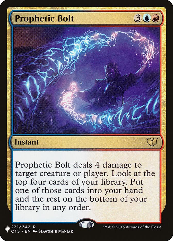 Prophetic Bolt |  (C15-231) [The List]