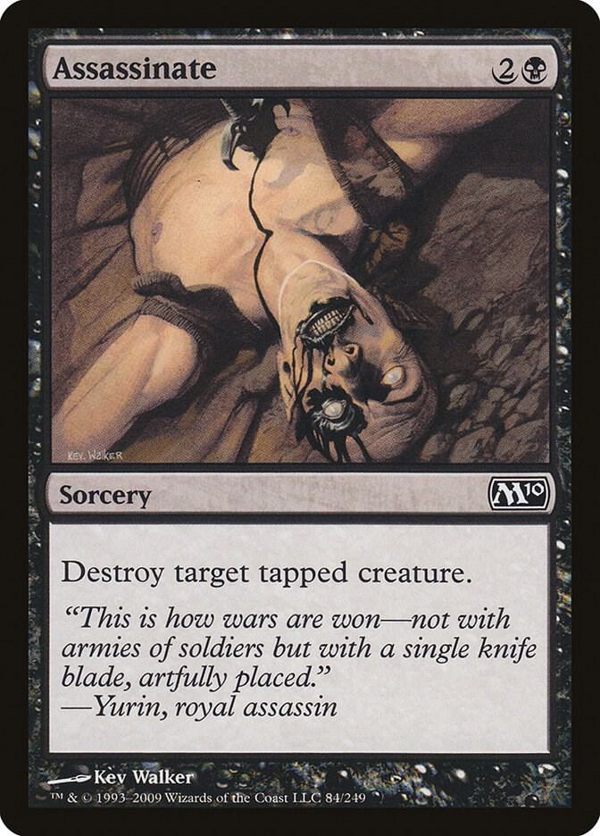 Assassinate 84/249 (Magic 2010 (M10))  - Foil