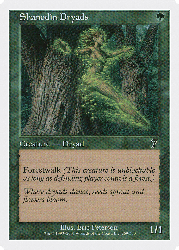 Shanodin Dryads (7ED-269) - Seventh Edition