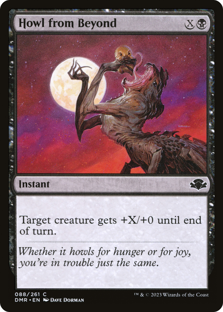 Howl from Beyond [Dominaria Remastered] Foil