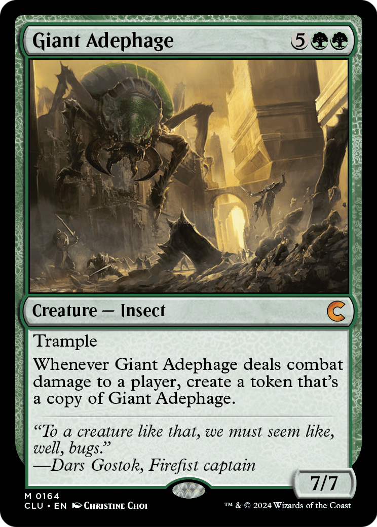 Giant Adephage [Ravnica: Clue Edition]