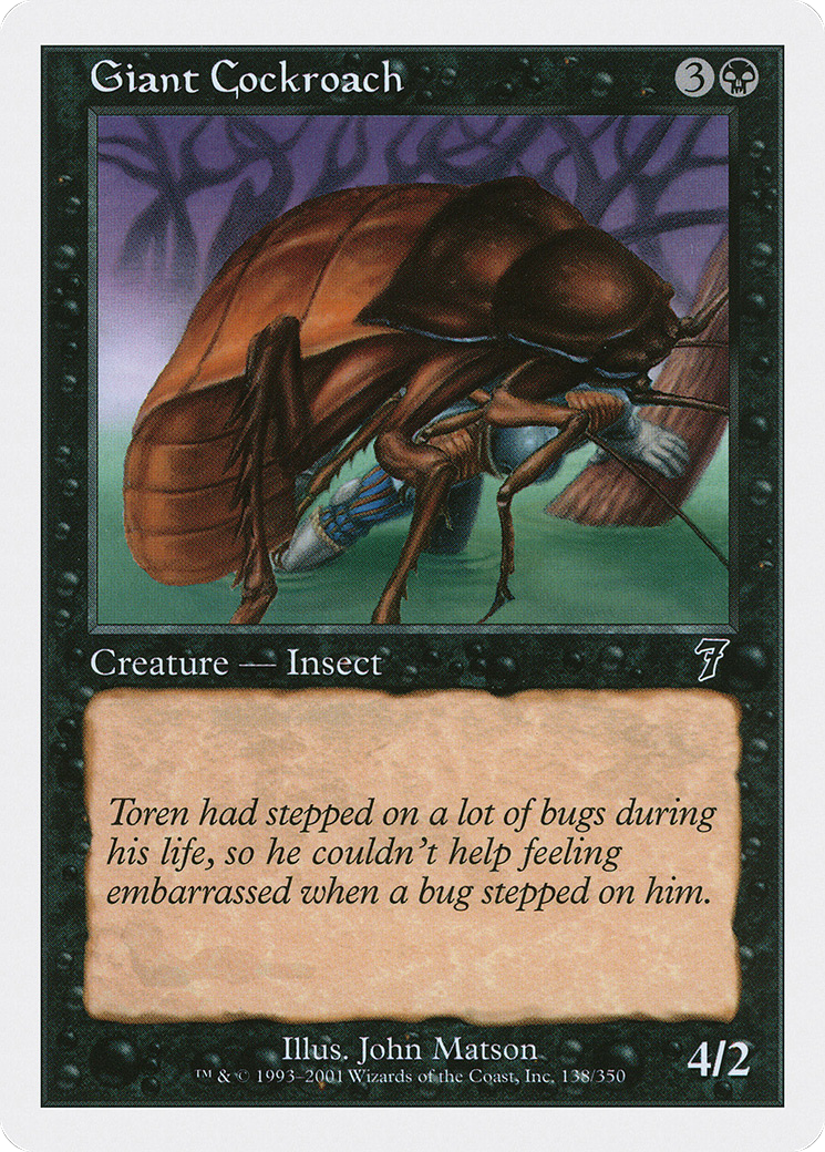 Giant Cockroach [Seventh Edition] Foil