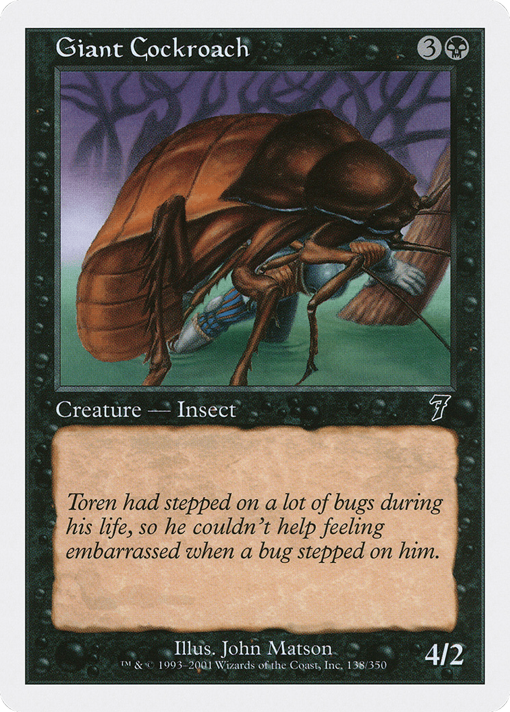 Giant Cockroach [Seventh Edition] Foil