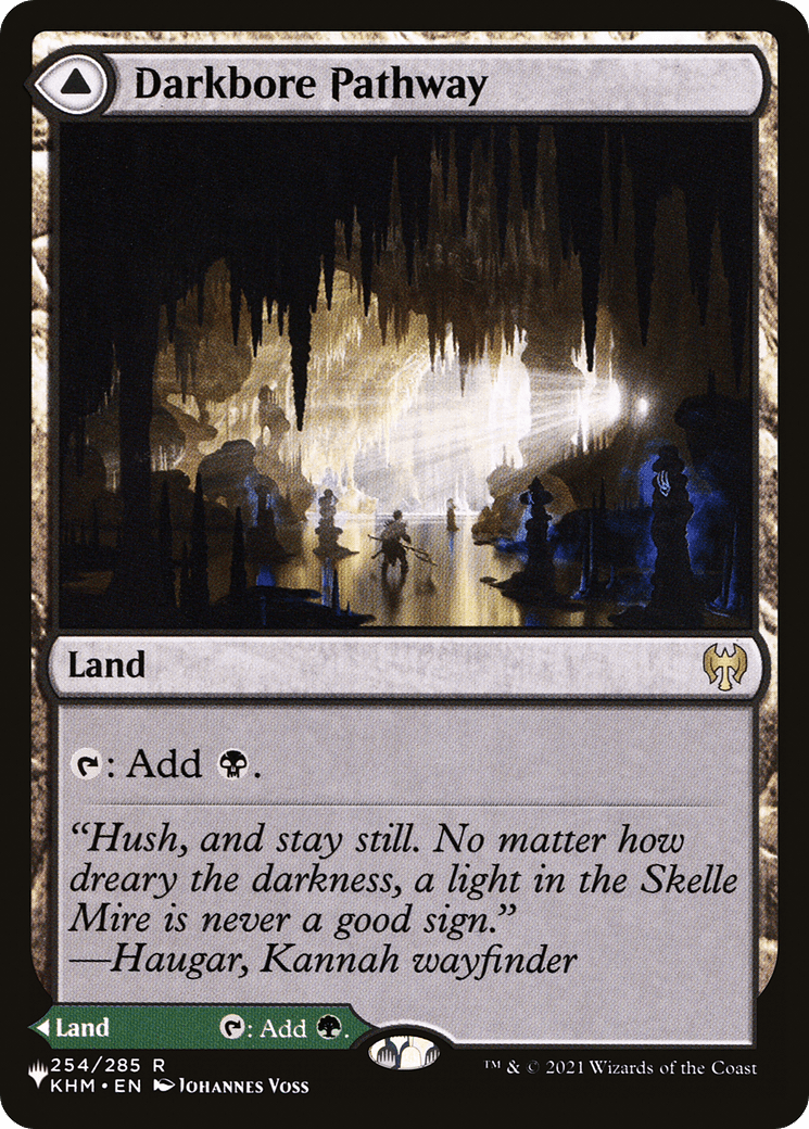 Darkbore Pathway // Slitherbore Pathway |  (KHM-254) [The List]
