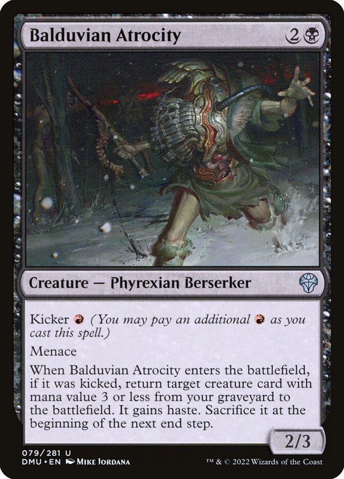 Balduvian Atrocity 79/281 (Dominaria United)  - Foil