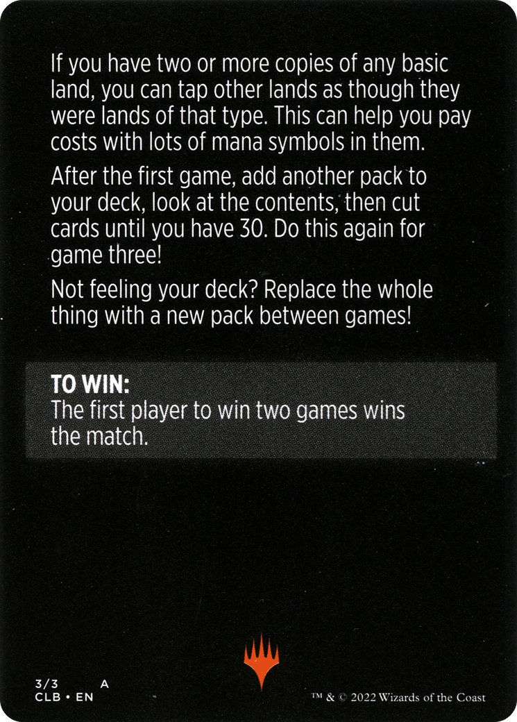Mini-Master // Mini-Master (cont'd) (MCLB-003) - Commander Legends: Battle for Baldur's Gate Minigames Foil