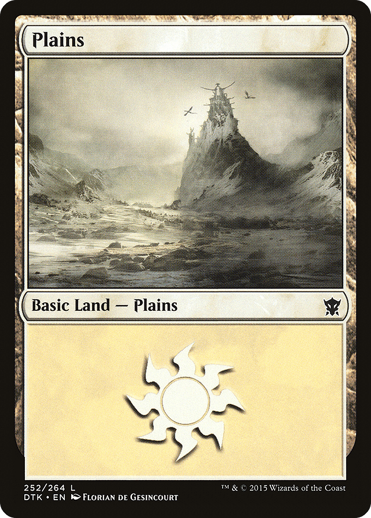 Plains (252) [Dragons of Tarkir] Foil