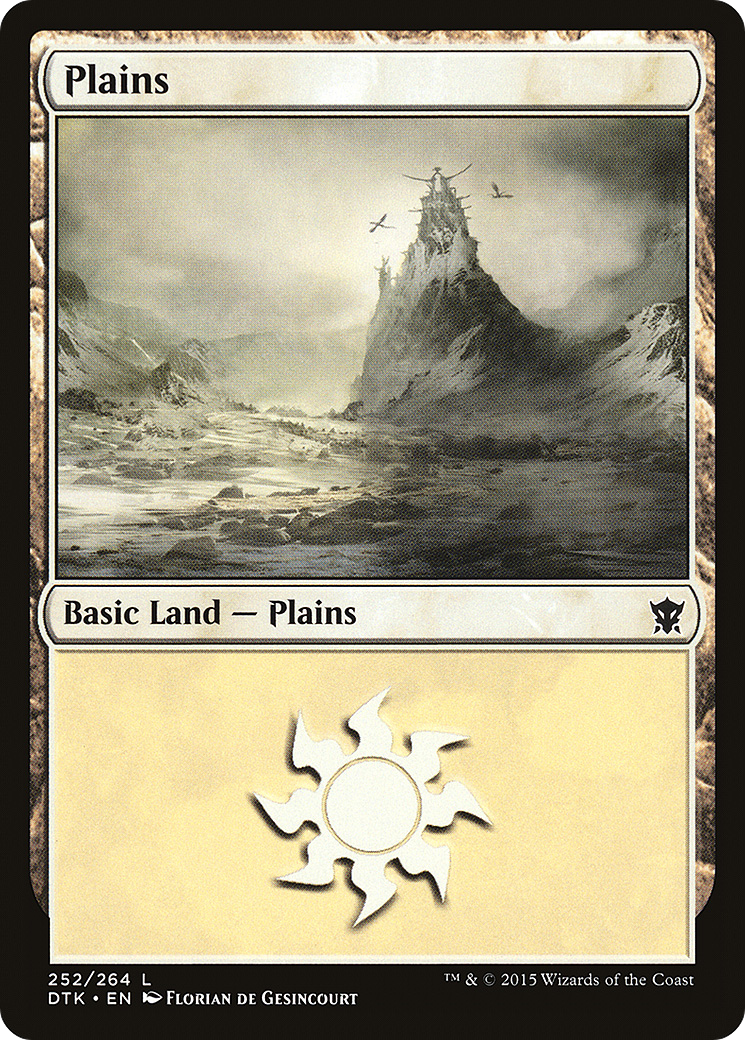 Plains (252) [Dragons of Tarkir] Foil