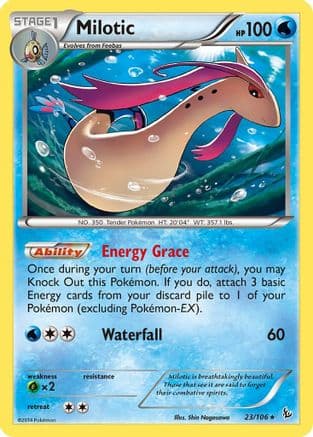 Milotic 023/106 - XY  Flashfire Reverse Holofoil