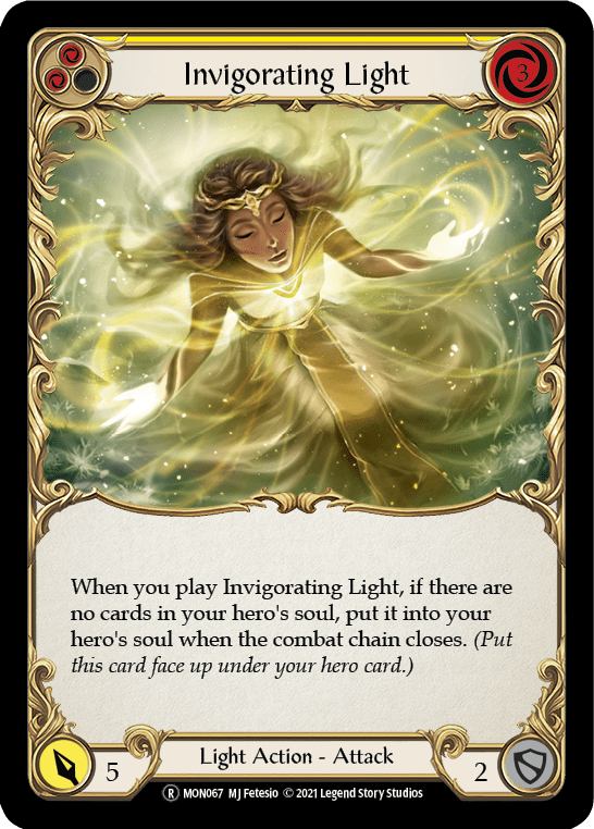 Invigorating Light (Yellow) [U-MON067] (Monarch Unlimited)  Unlimited Normal
