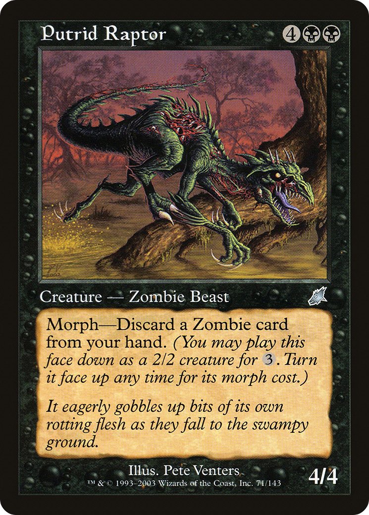 Putrid Raptor [Scourge] Foil