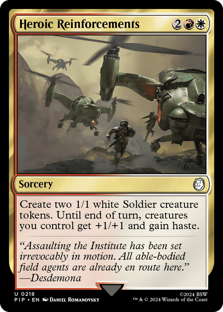 Heroic Reinforcements [Fallout] Foil