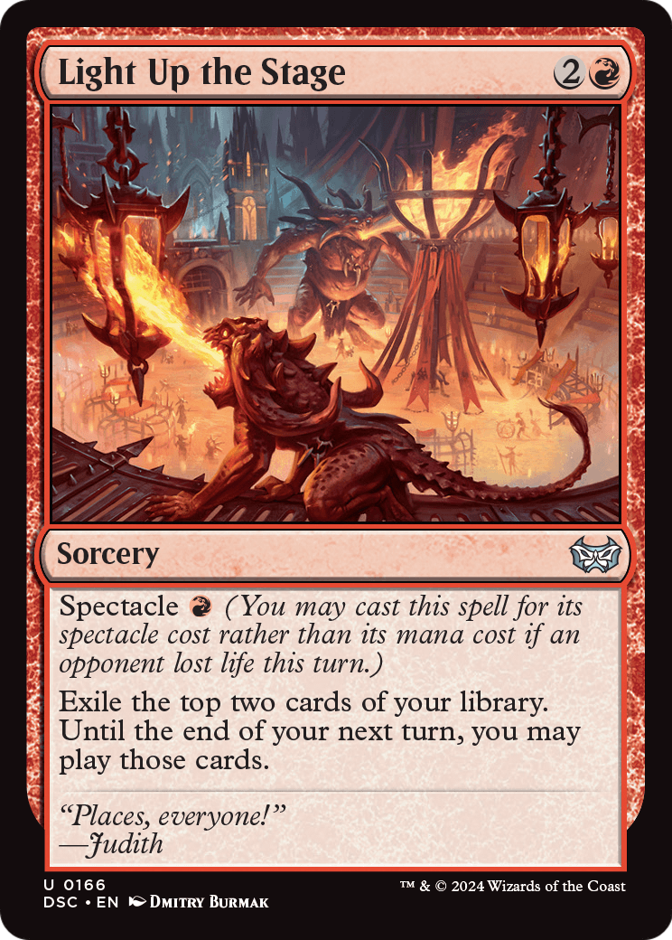 Light Up the Stage [Duskmourn: House of Horror Commander]