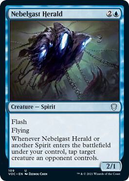 Nebelgast Herald 109/38 (Commander: Innistrad: Crimson Vow) 
