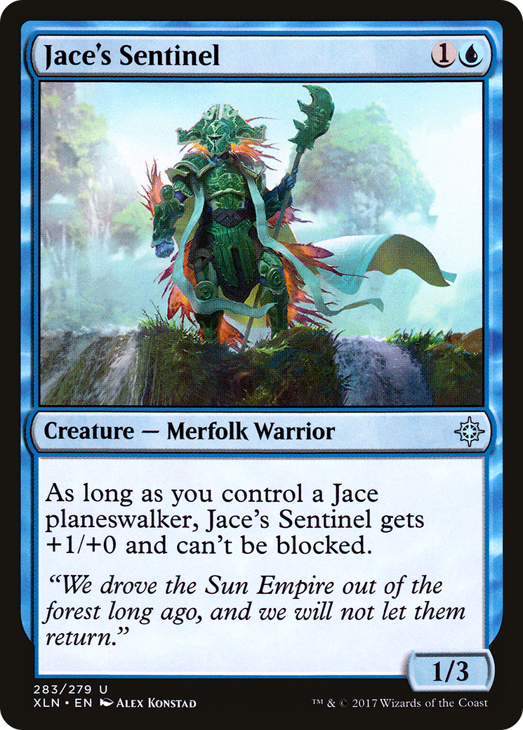 Jace's Sentinel (283) [Ixalan]  Foil