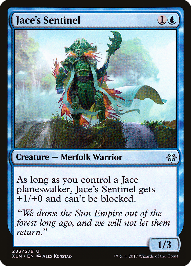 Jace's Sentinel (283) [Ixalan]  Foil