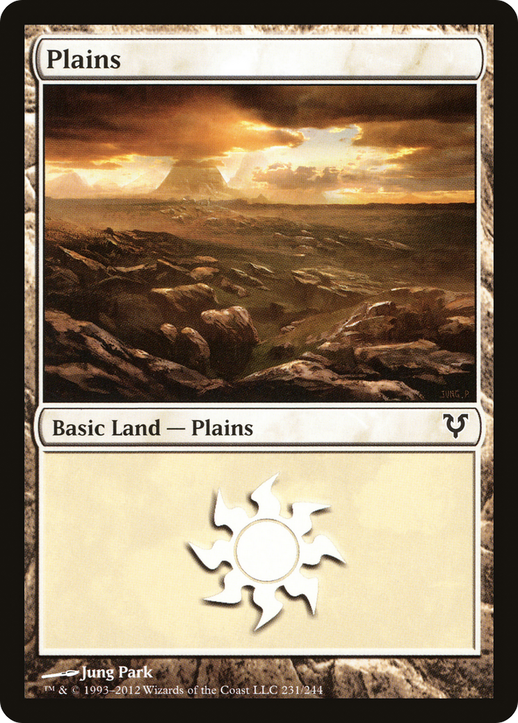 Plains (231) [Avacyn Restored] Foil