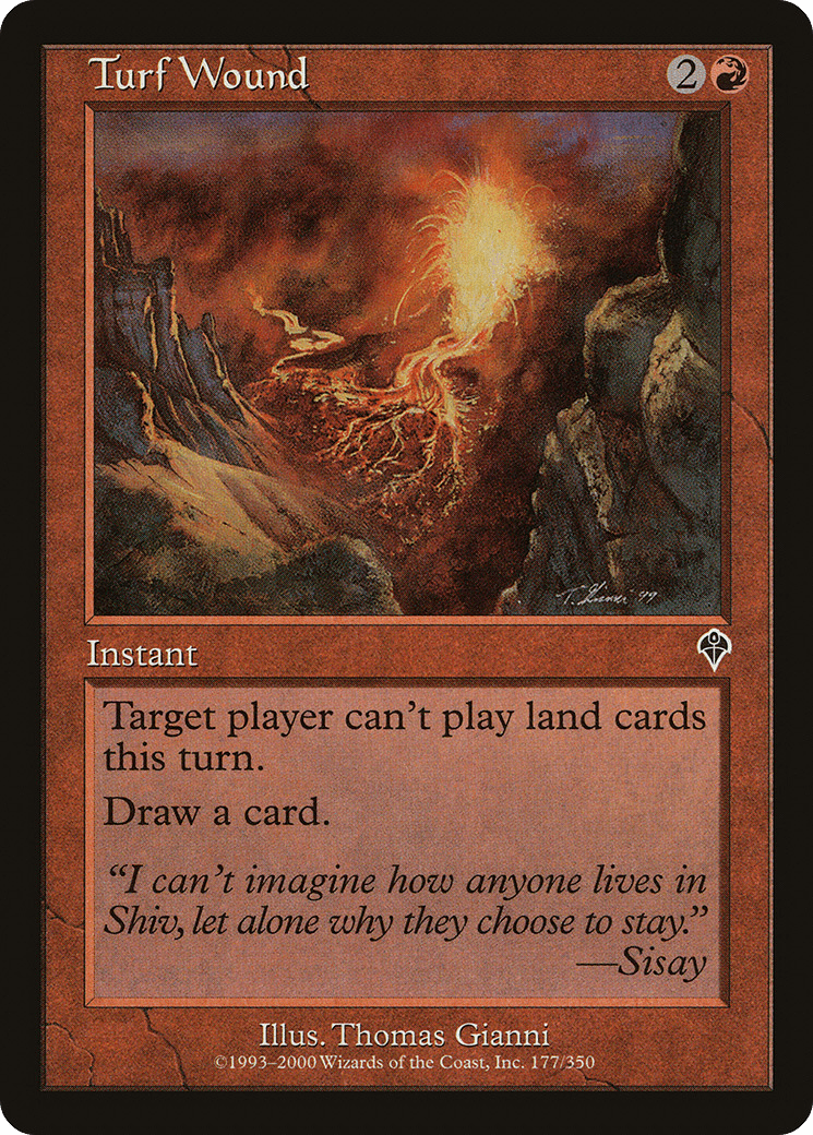 Turf Wound [Invasion] Foil