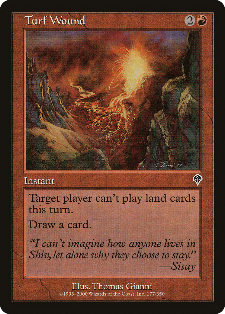 Turf Wound [Invasion] Foil