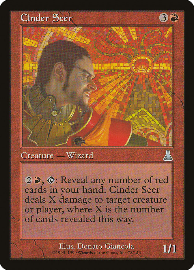 Cinder Seer 78/143 (Urza's Destiny) 