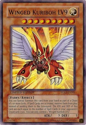 Winged Kuriboh LV9 [YG03-EN001] Ultra Rare
