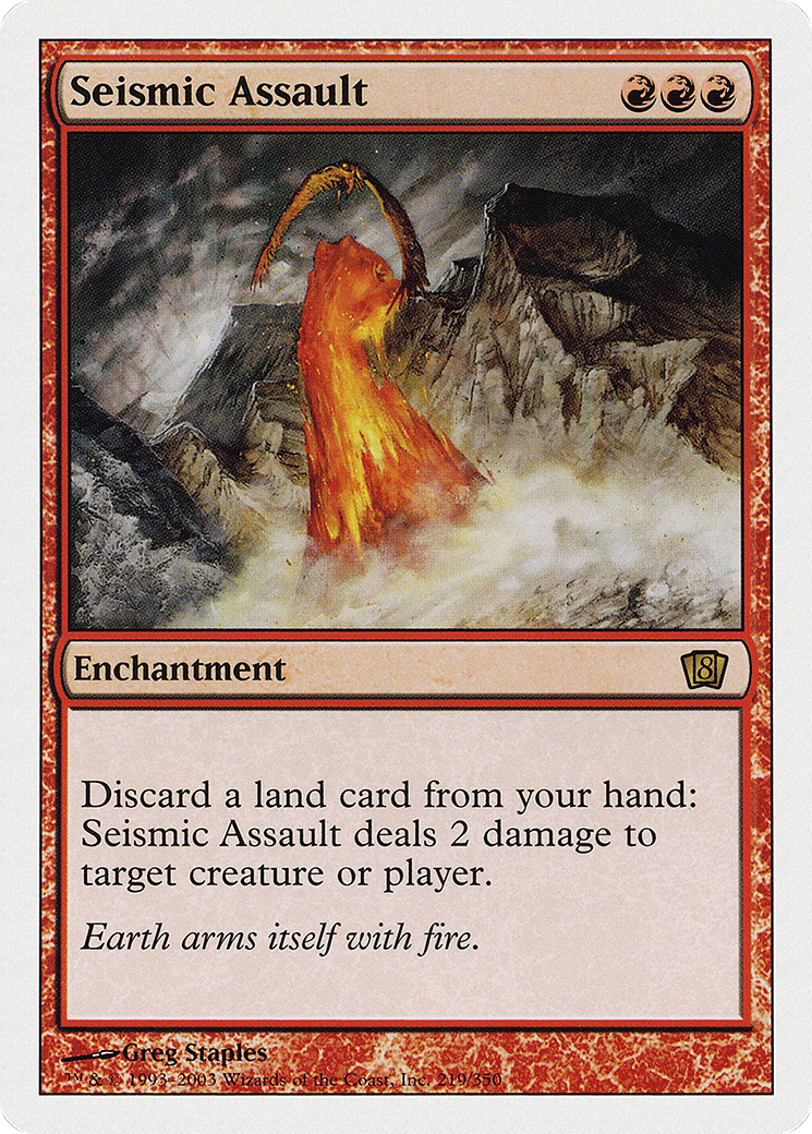 Seismic Assault [Eighth Edition] Foil
