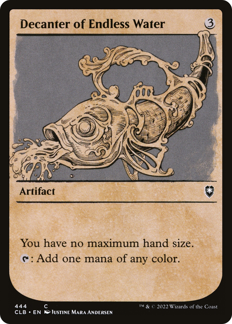 Decanter of Endless Water (Showcase) [Commander Legends: Battle for Baldur's Gate] Foil