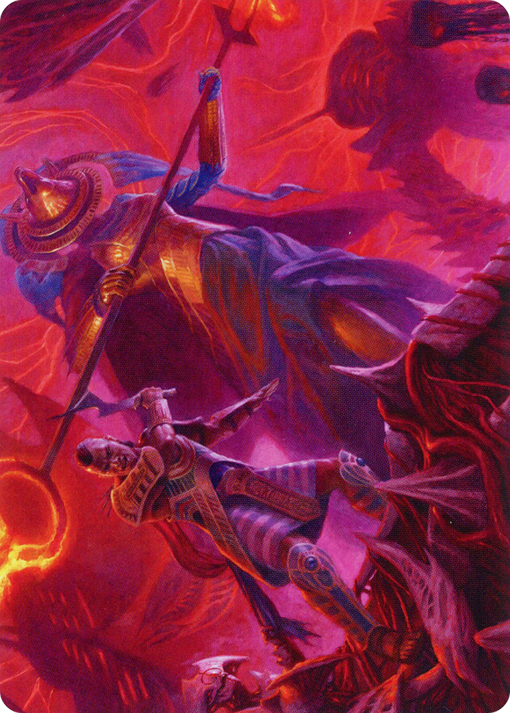 Djeru and Hazoret // Djeru and Hazoret (AMOM-044) - March of the Machine Art Series (Borderless)